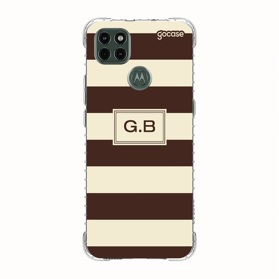 Capinha para celular  Gabi Brandt - Iniciais com Listras