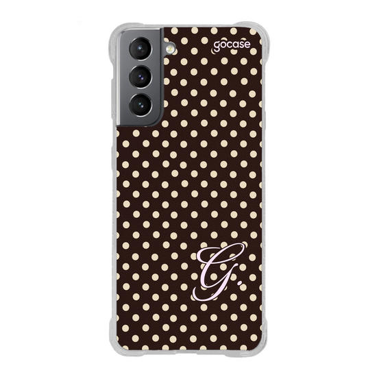 Capinha para celular  Gabi Brandt - Inicial Polka Dot