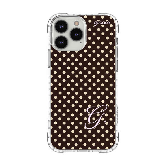 Capinha para celular  Gabi Brandt - Inicial Polka Dot