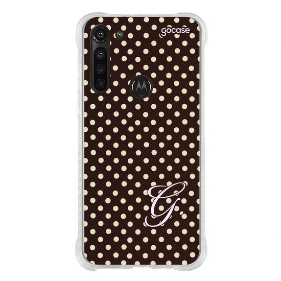Capinha para celular  Gabi Brandt - Inicial Polka Dot