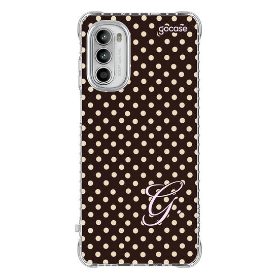 Capinha para celular  Gabi Brandt - Inicial Polka Dot