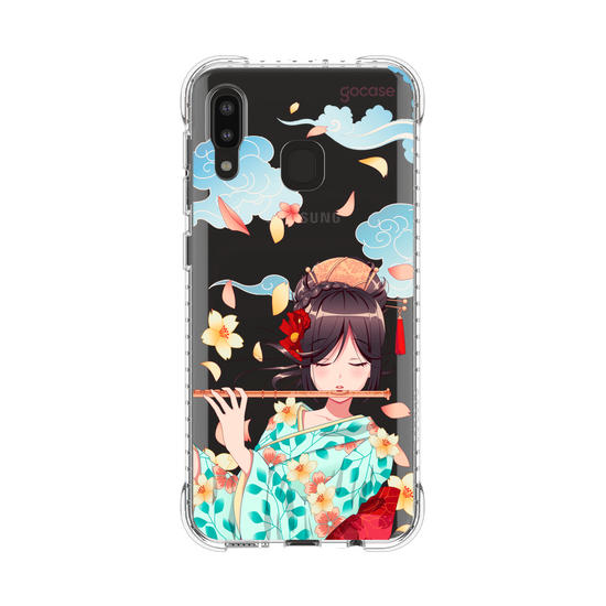 Capinha para celular Geisha Cartoon