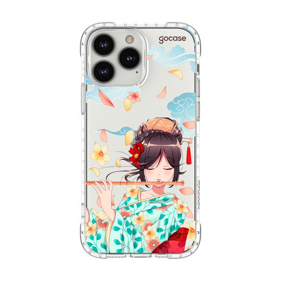 Capinha para celular Geisha Cartoon