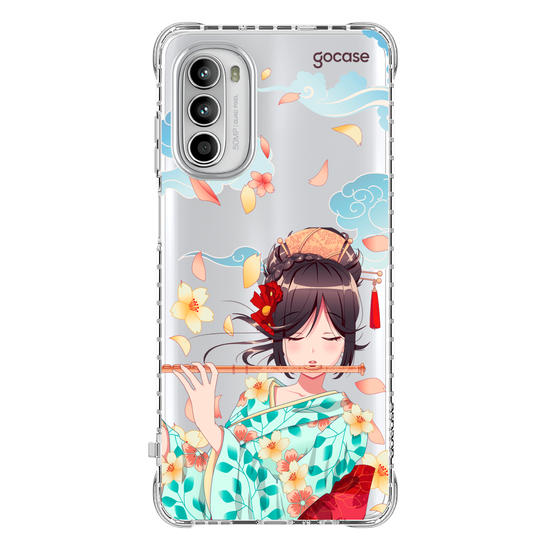 Capinha para celular Geisha Cartoon