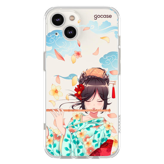 Capinha Para Celular -  Geisha Cartoon
