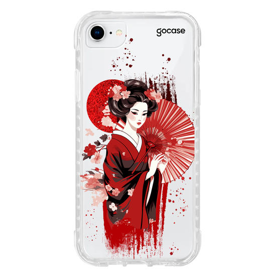 Capinha para celular Pintura Geisha
