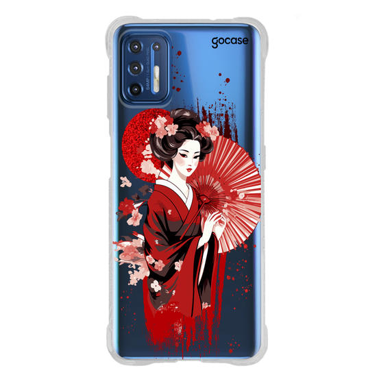 Capinha para celular Pintura Geisha
