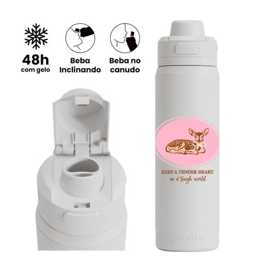 Garrafa Térmica Flip Pro - Gentle Deer
