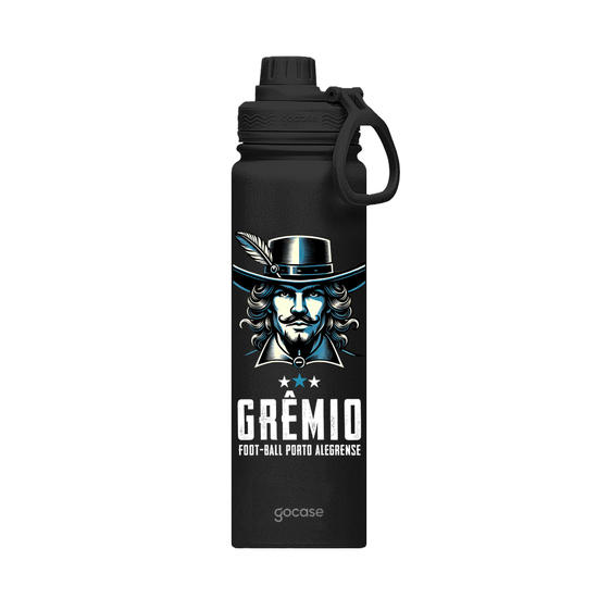 Garrafa Térmica Fresh + Ebook - Grêmio - Mosqueteiro 2024
