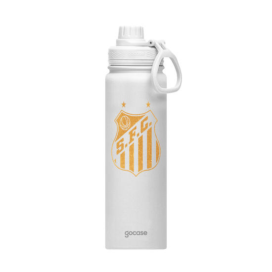  Garrafa Térmica Fresh+ Ebook - Santos - Escudo Dourado