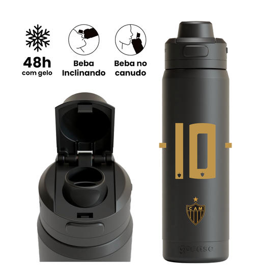 Garrafa Térmica Flip Pro - Atlético-MG - Uniforme 3 2025 P