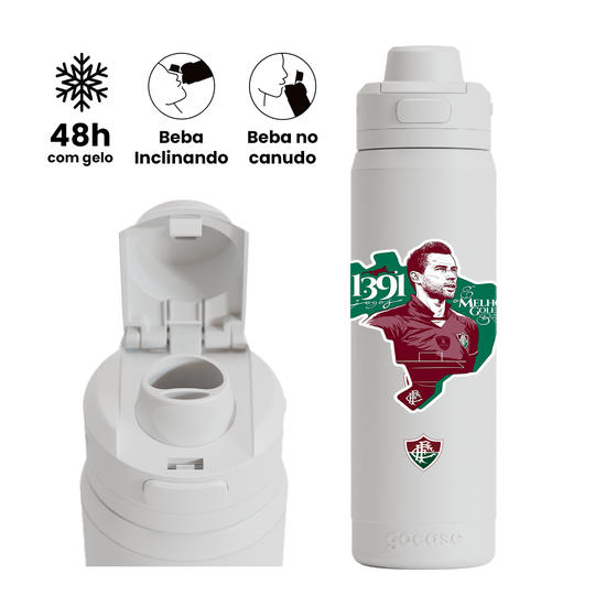 Garrafa Térmica Flip Pro -  Fluminense - Fábio 1391