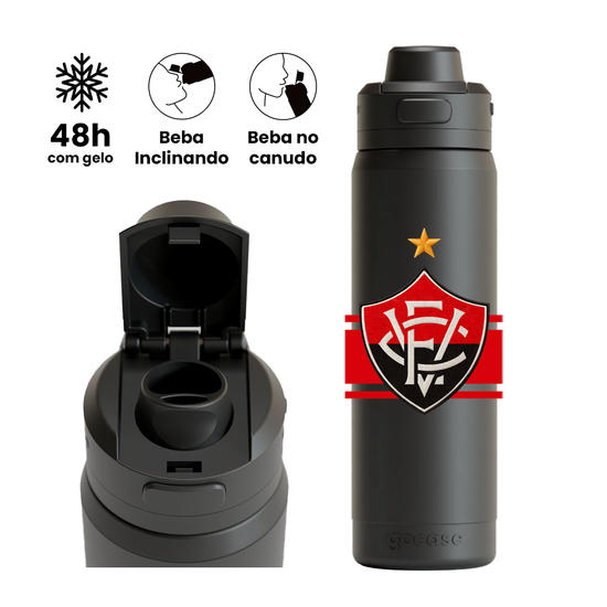 Garrafa Térmica Flip Pro - Vitória - Uniforme 3 2025