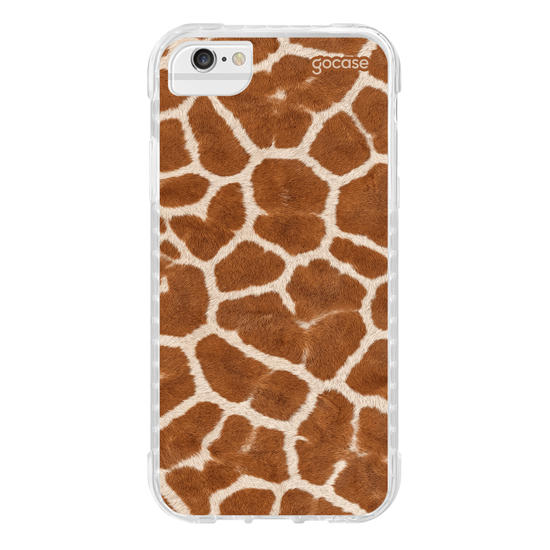 Capinha para celular  Girafa Inicial Pink