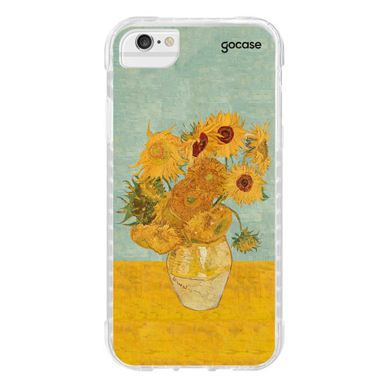 Capinha para celular Girassóis de Van Gogh