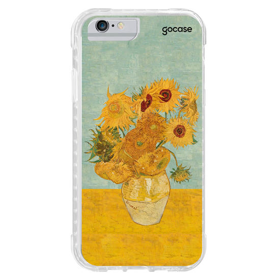 Capinha para celular Girassóis de Van Gogh