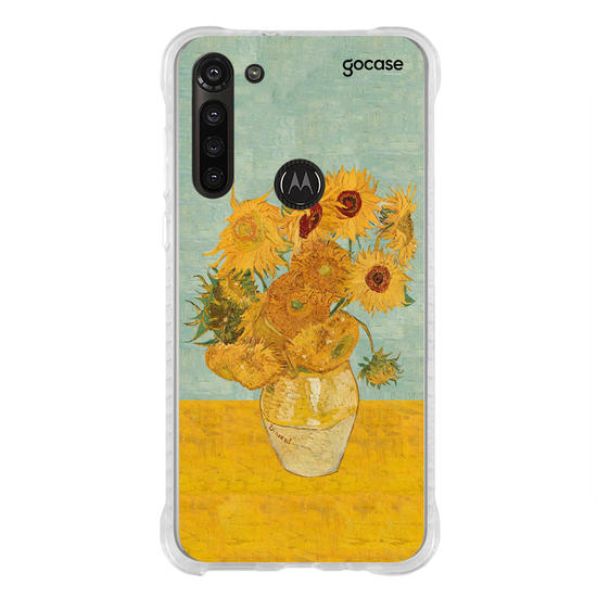 Capinha para celular Girassóis de Van Gogh