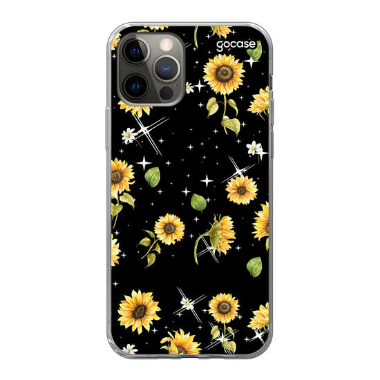 SunFlowers & Stars with Initial Phone Case