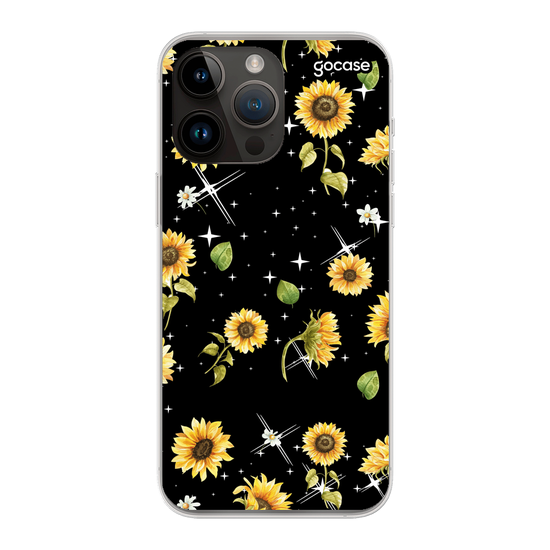 SunFlowers & Stars with Initial Phone Case