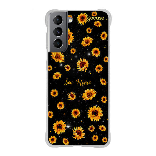 Capinha para celular Girassóis Espaciais