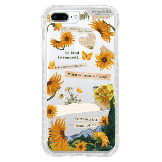 Capinha para celular  Girassóis de Van Gogh - Colagem