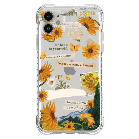 Capinha para celular  Girassóis de Van Gogh - Colagem