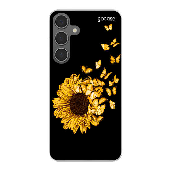 Sunflower and Butterflies Phone Case