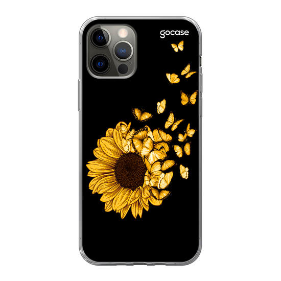 Sunflower and Butterflies Phone Case
