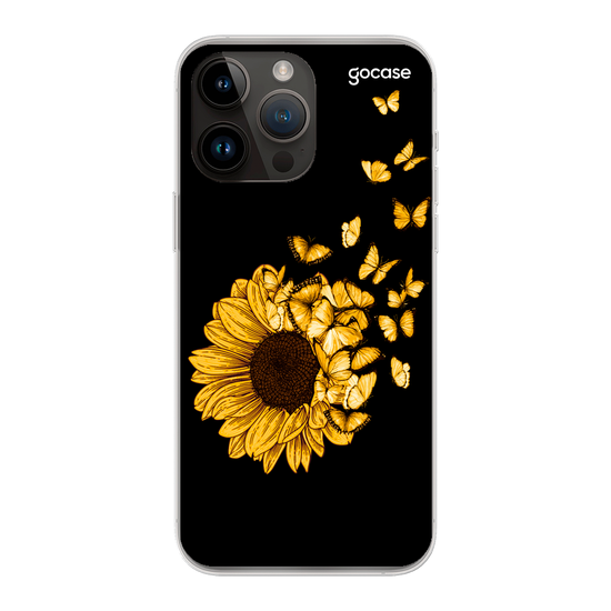 Sunflower and Butterflies Phone Case