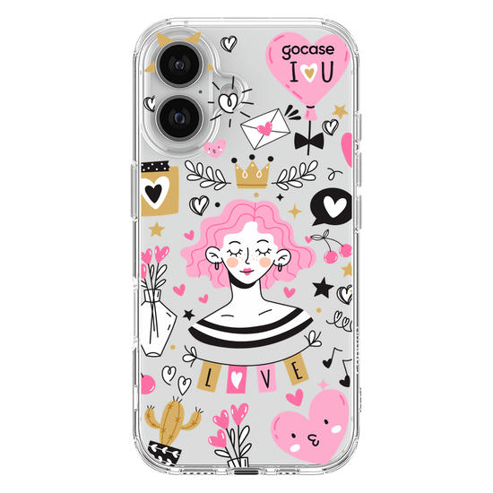 Capinha para celular  Girl Sticker