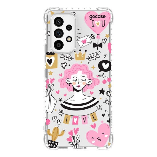 Capinha para celular  Girl Sticker