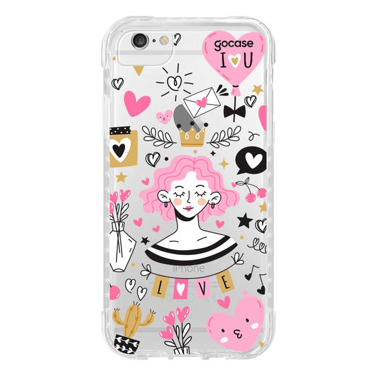 Capinha para celular  Girl Sticker
