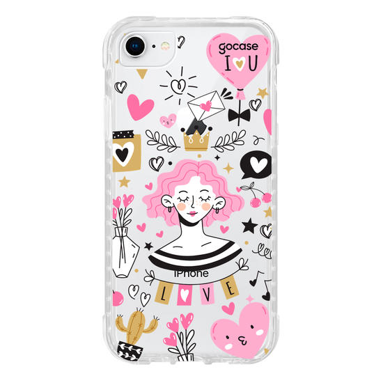 Capinha para celular  Girl Sticker