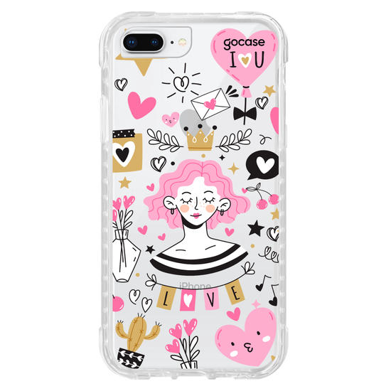 Capinha para celular  Girl Sticker