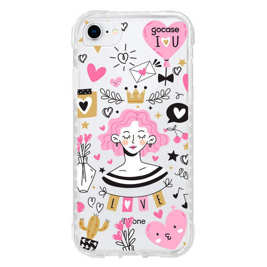 Capinha para celular  Girl Sticker