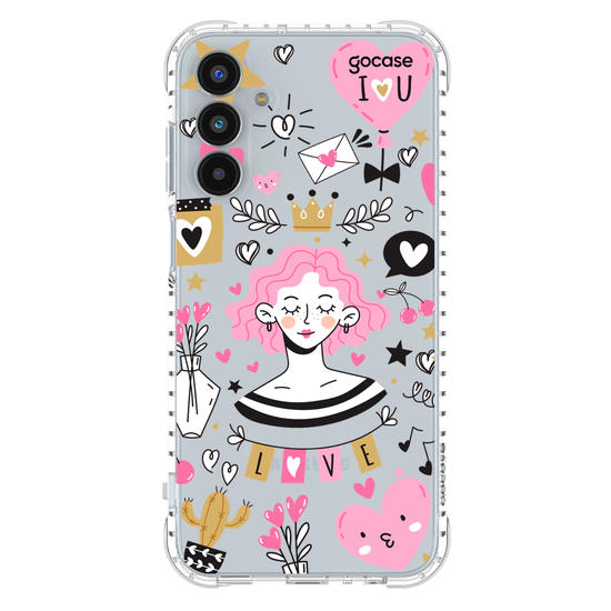 Capinha para celular  Girl Sticker