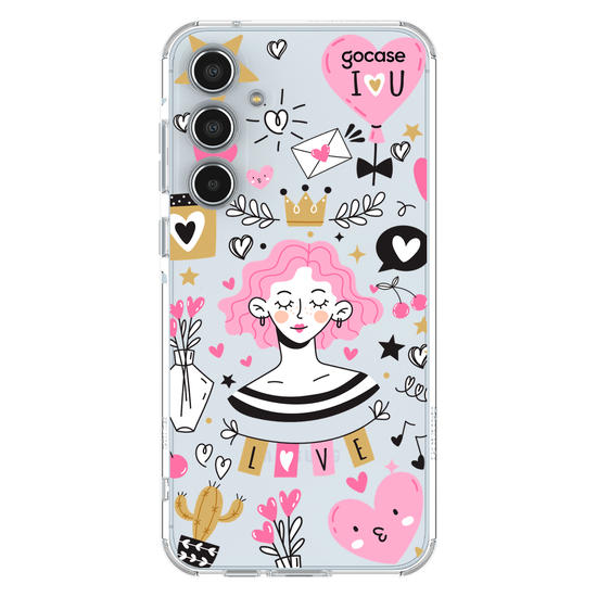 Capinha para celular  Girl Sticker