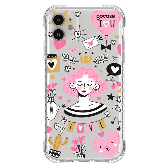 Capinha para celular  Girl Sticker