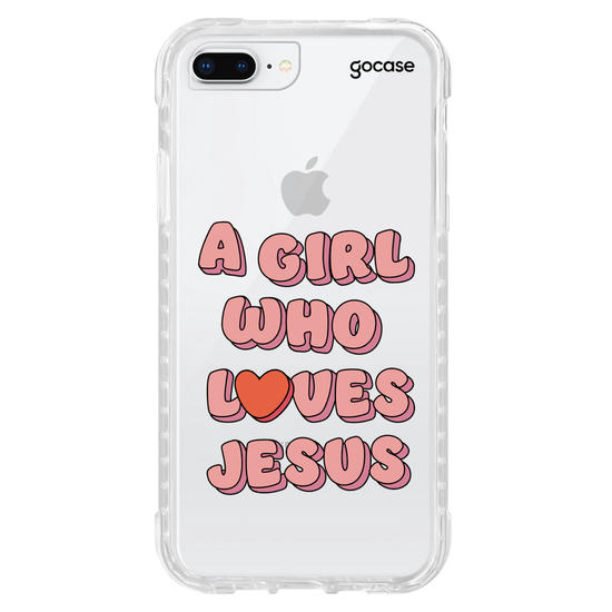 Capinha para celular  Girl Who Loves Jesus