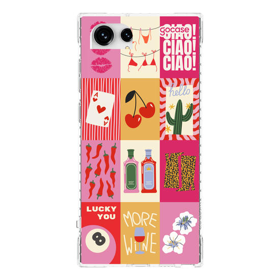 Capinha para celular  Girly Canvas