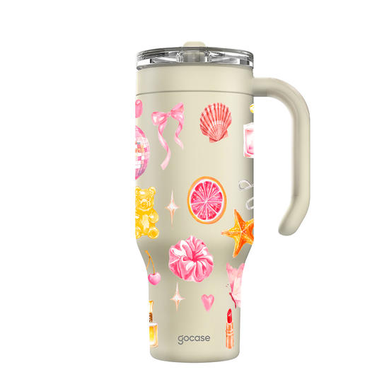 Copo Térmico Life + Ebook - Girly Girl 