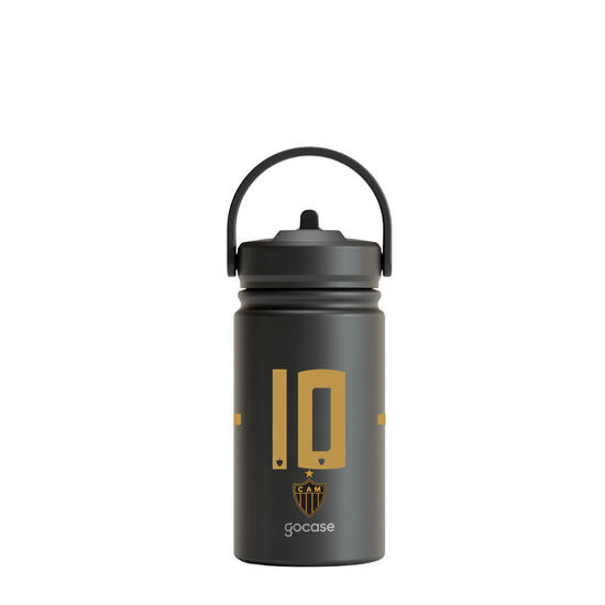 Garrafa Térmica Mini + Ebook - Atlético-MG - Uniforme 3 2025 P