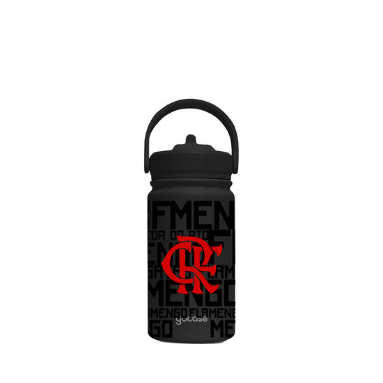 Garrafa Térmica Mini + Ebook - Flamengo - Black Logo