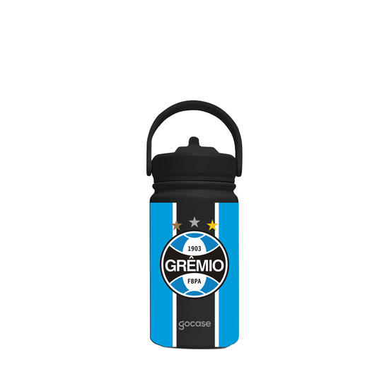  Garrafa Térmica Mini + Ebook - Grêmio - Uniforme 1 2025