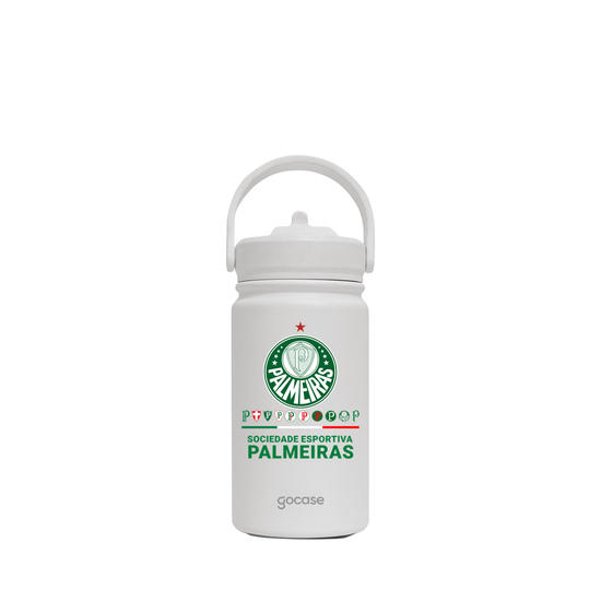 Garrafa Térmica Mini + Ebook - Palmeiras - Escudos Históricos