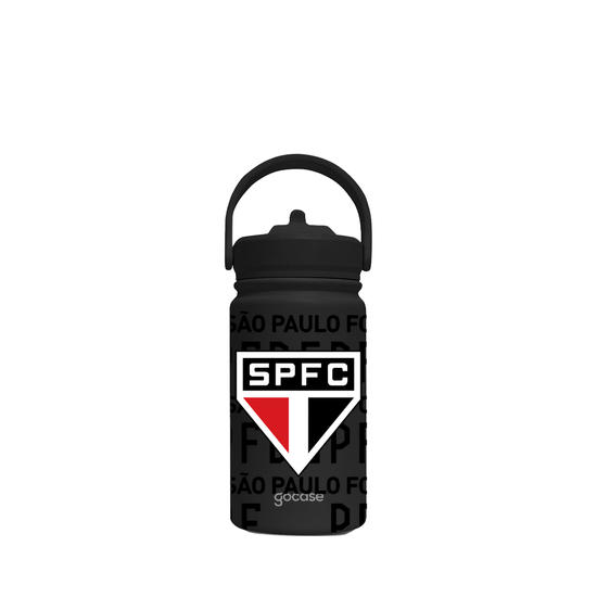 Garrafa Térmica Mini - São Paulo White Logo