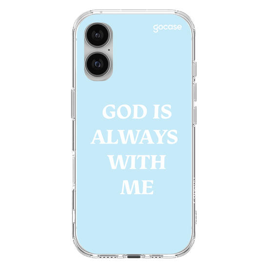 Capinha para celular  God is Always With Me