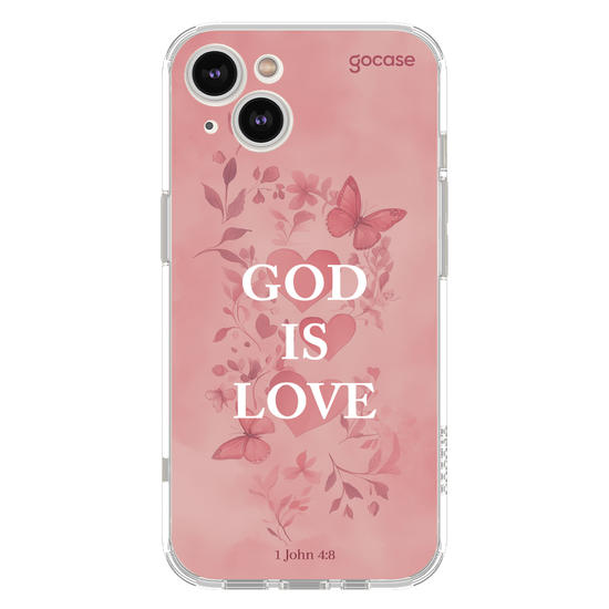  God Is Love - Pink Hearts