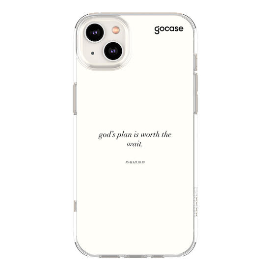 Capinha para celular  Gods Plan Is Worth The Wait - Isaiah 30:18