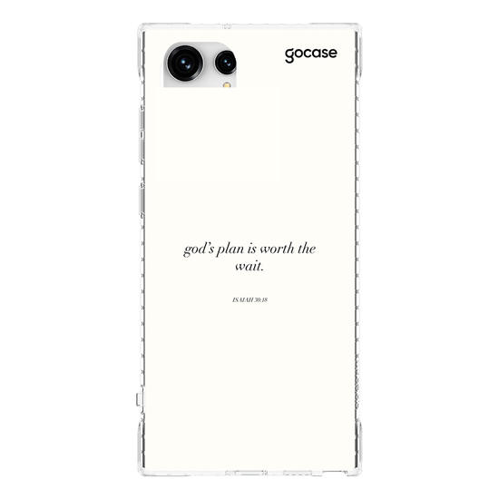 Capinha para celular  Gods Plan Is Worth The Wait - Isaiah 30:18